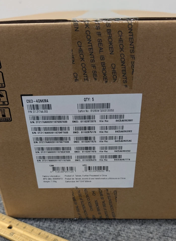 Carton of 5 Acer Chromeboxes CXI3-4GNKM4 Intel Celeron, 32GB SSD –New, Sealed- - Image 2 of 3