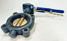 NIBCO LD2000 Butterfly Valve 3" 200-CWP Lug Style DI Body, BRZ Disc, EPDM Seat