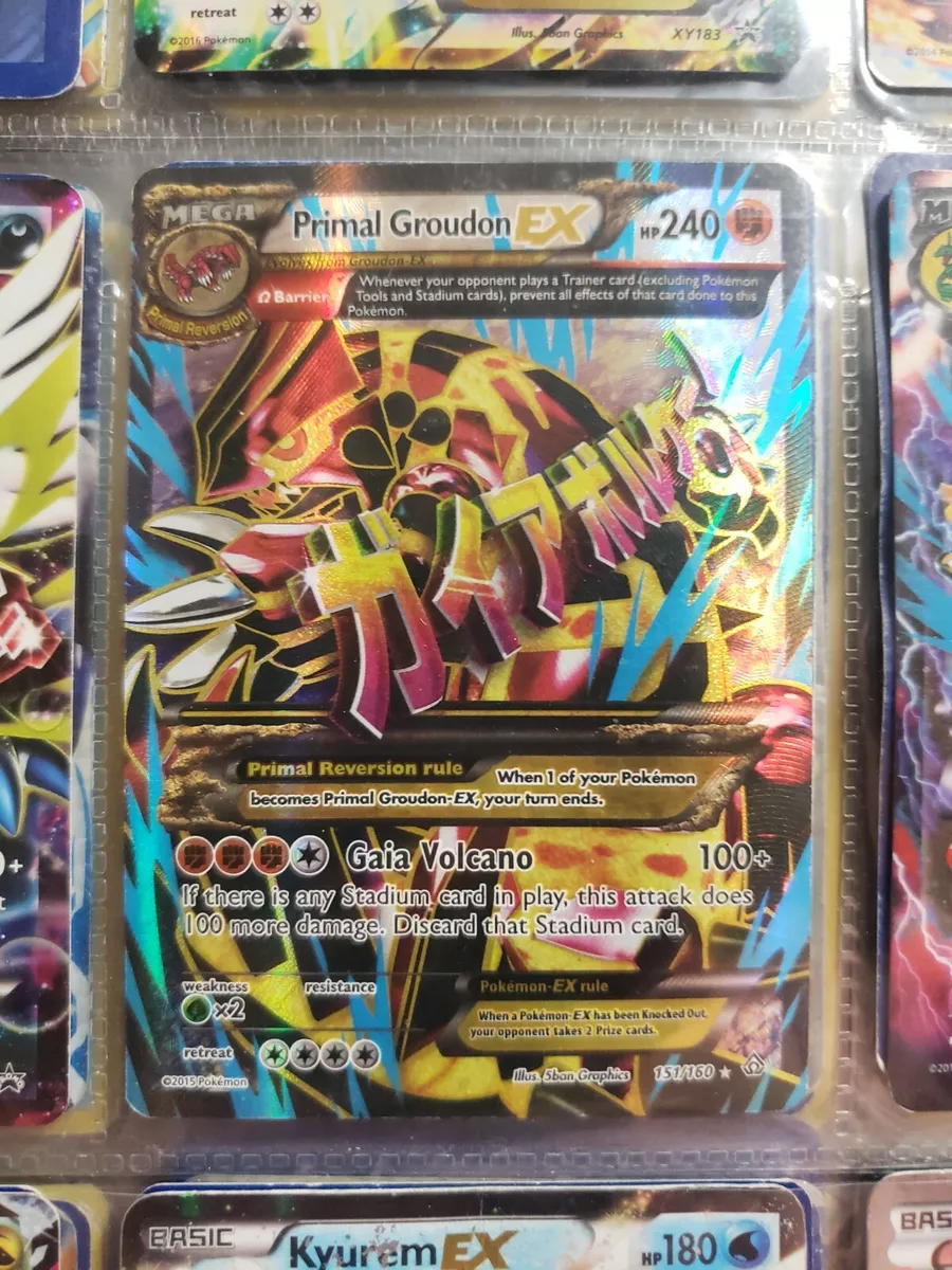 Groudon Primitivo-EX / Primal Groudon-EX (151/160), Busca de Cards