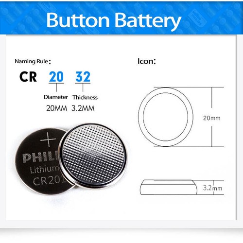 5 Pcs PHILIPS CR1220 CR1616 CR1620 CR1632 CR2016 CR2025 CR2032 Button Battery AU - Picture 11 of 25