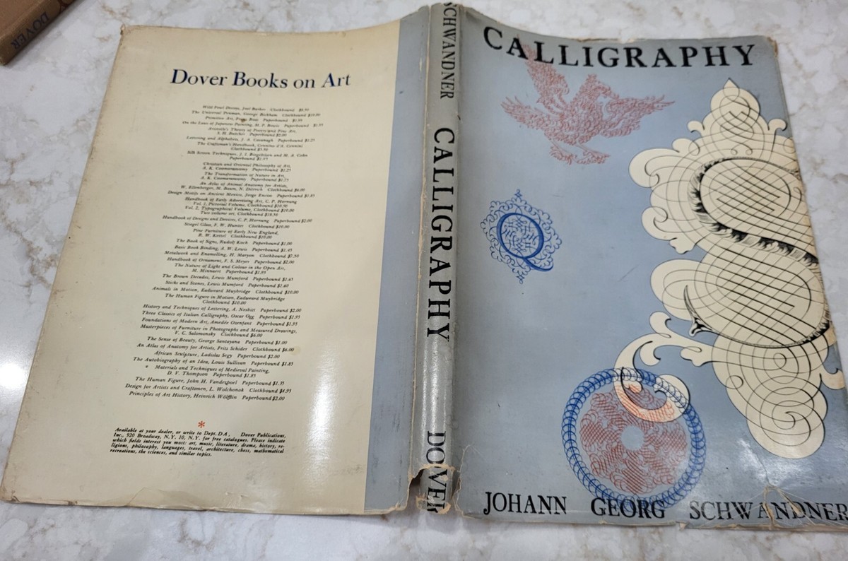 Calligraphy 1958 Schwandner 1st Edition Hardcover Calligraphy 1958 Schwandner 1st Edition Hardcover