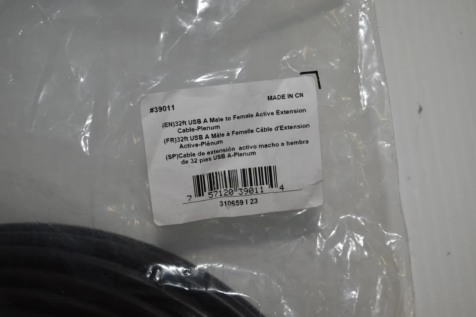 C2G 39011 9.8m USB A Stecker zu Buchse Aktiv Plenum Verlängerungskabel - Neu ( - Bild 2 von 2