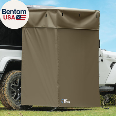 Shower Tent with Roof for Car Camping, Full Privacy Protection, Dry and Wet Sepa