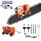 1Set Chainsaw Chain Sharpening Jig Portable Hand Crank Sharpener Tool