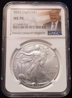 2023 1oz American Silver Eagle NGC MS70