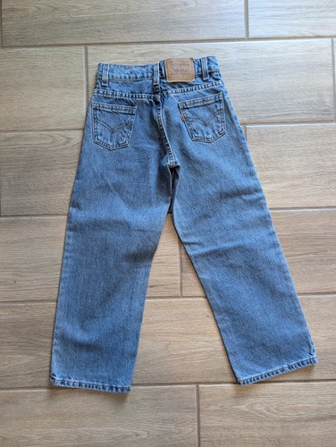 Vintage Levi's Denim Kids Size 7 Regular Orange Tab New No Tags - Picture 2 of 13