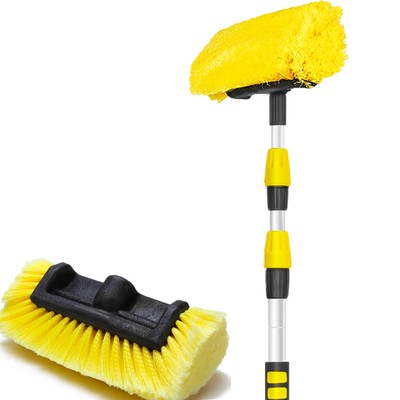 #ad 11 Foot Car Wash Brush with Long Handle Telescopic Flow Through Car Washing ... $60.64
