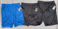 NEW LOT of 3 ATHLETIC WORKS Boys mesh shorts SIZE XL 14-16