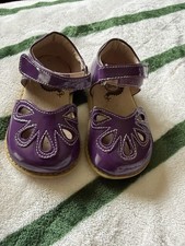 Livie And Luca Petal Shoes Purple Patent Leather Size 4 toddler