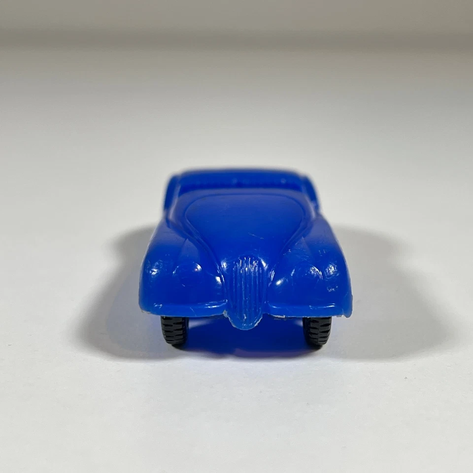 Tootsietoy Jaguar XK Convertible Azul Plástico Coche de Juguete EE. UU. Años 50 De Colección Foto 2 de 4