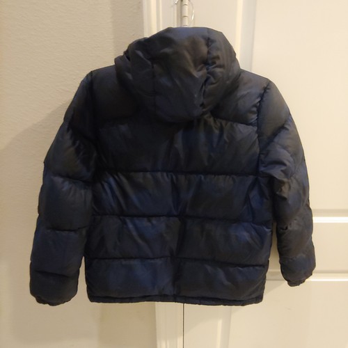 Polo Ralph Lauren Down Puffer Coat Camo Youth XL (18-20) Blue Hood Jacket - Picture 6 of 7