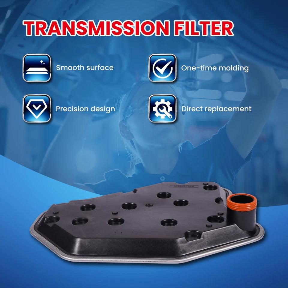 Filtro de transmisión automática para Ford E-150 Explorer F-150 Lincoln Town Car Foto 3 de 4