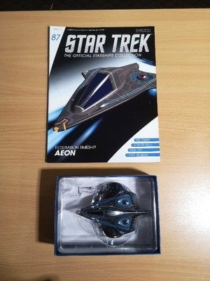 Star Trek Eaglemoss #87 Federation Zeitschiff Aeon inklusive Modell sehr guter Zustand