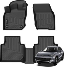 Jenofa-Car Floor Mats for VW Tiguan 2025 2026 All Weather Mats Automotive Floor