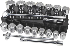 21-Pc. Jumbo 1In.-Drive Socket Set