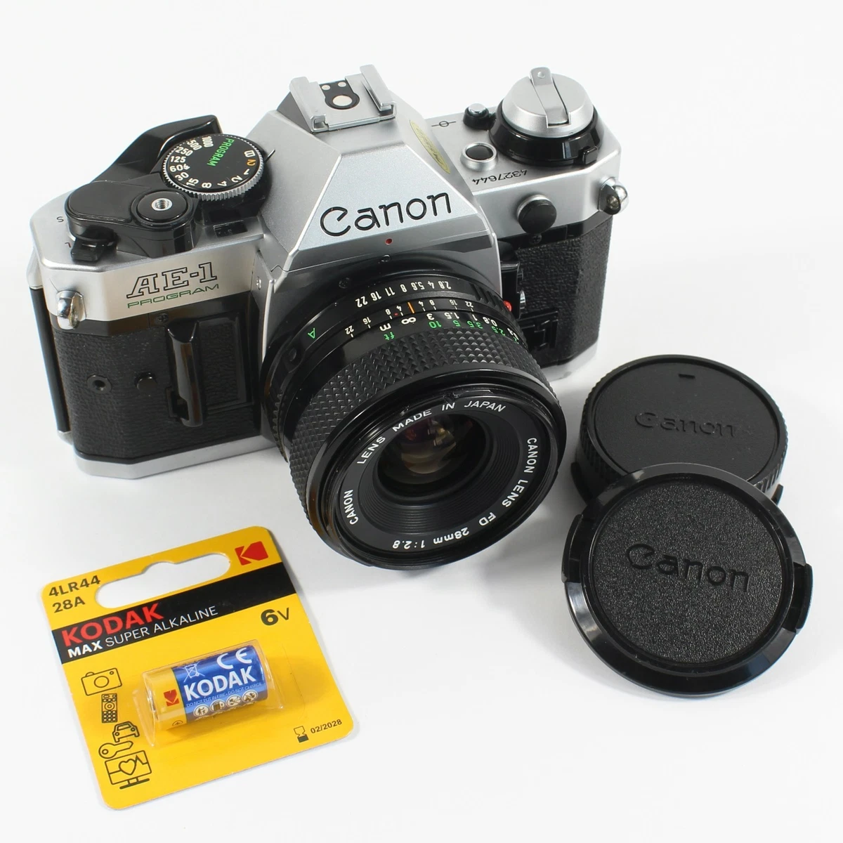 *COMO NUEVO* Programa Canon AE-1 REPARADO + FD 28 mm f/2,8 | SELLOS + 3 MESES DE GARANTÍA