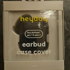 heyday Earbud Case Cover Black for Apple AirPods Gen 1  Gen 2