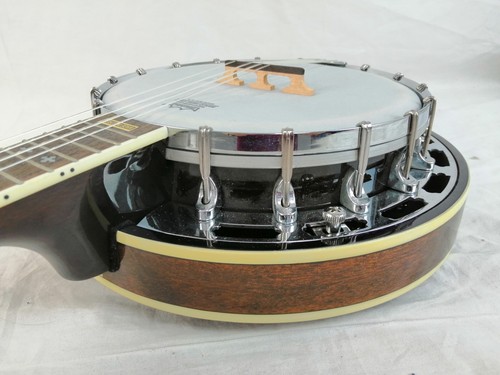 Vintage Brand Banjo with Remo Weatherking Head - Picture 5 of 17