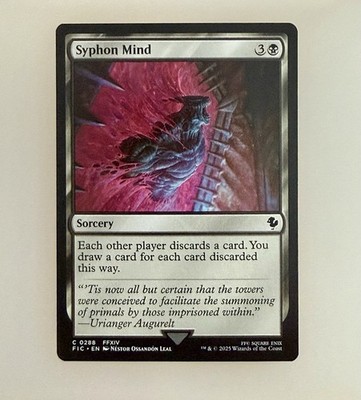 Magic the Gathering: Syphon Mind Commander: Final Fantasy Regular NM
