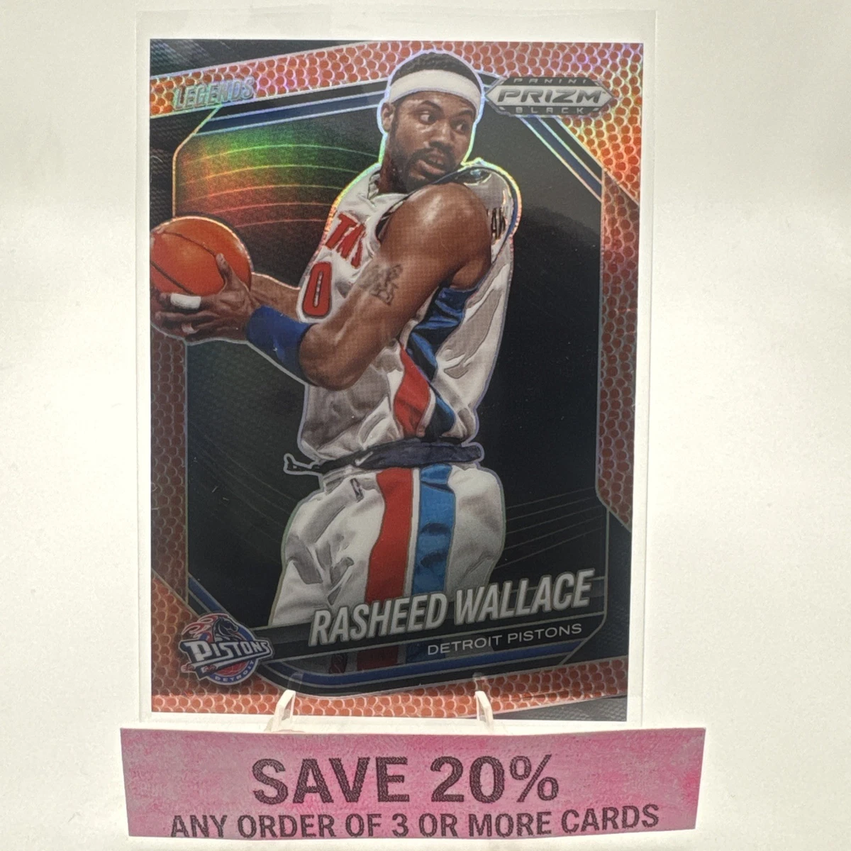 Panini Rasheed Wallace Basketball Sports Trading Card Singles for 