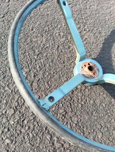 1967 Chevrolet Biscayne Bel Air Steering Wheel 9745758 Chevy - Picture 3 of 9