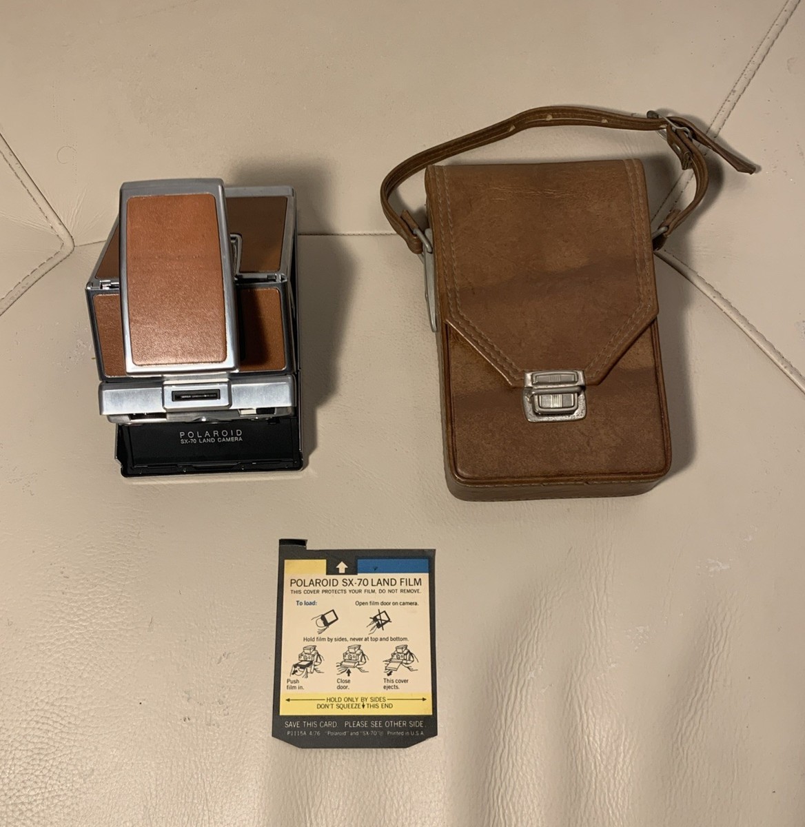 Polaroid SX-70 Land Camera W/ Leather Hard Case/ Untested | eBay Polaroid SX-70 Land Camera W/ Leather Hard Case/ Untested | eBay