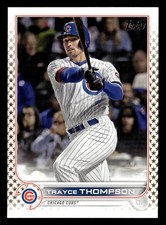 Trayce Thompson 2022 Topps Gold Star SP #574 Chicago Cubs *031
