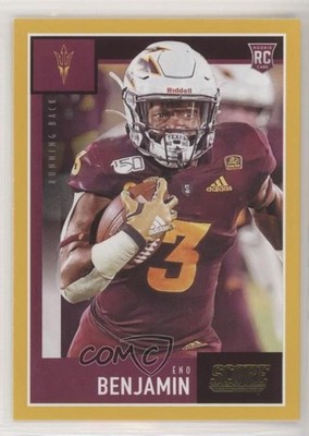 2020 Score Rookies Gold Eno Benjamin #380 Rookie RC 0b3