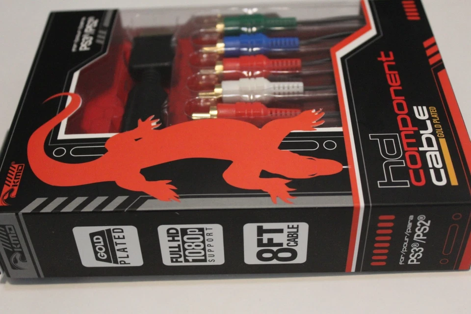 Sony PlayStation Component AV Cable - Gold Plated -OEM Compatible with PS2 & PS3 - Image 3 of 3