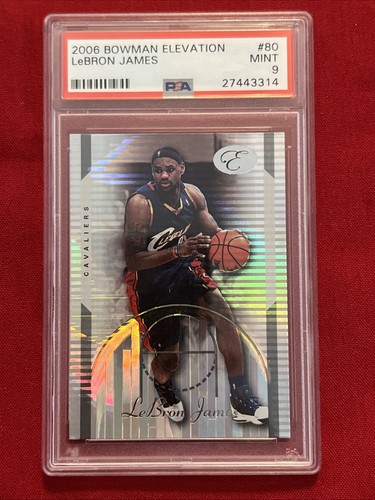 2006 Bowman Elevation LeBron James #80 PSA 9 - Picture 3 of 10
