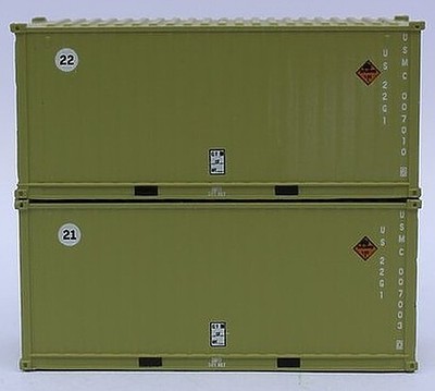 JackTermCo 20' Std Height Containers USMC - #205456