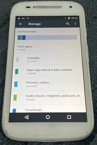 Motorola Moto E 2nd Gen, XT1526, CDMA, Sprint, Android, 8GB, Reset, ๐ Info - Picture 4 of 5