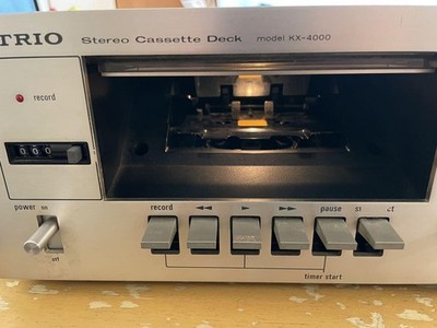 TRIO トリオ KX-4000G Stereo Cassette Deck 【昭和レトロ】TRIO