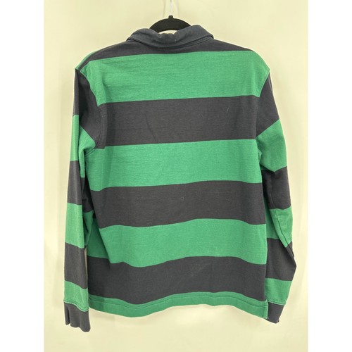 The North Face Berkeley Rugby Shirt Green/Blue Stripe Size Medium - Picture 5 of 7