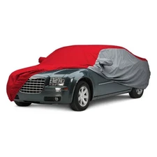For Mercedes-Benz S580e 24 Car Cover WeatherShield HP Two-Tone Red Custom Car