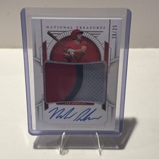 2024 Panini National Treasures Holo Silver /25 Nolan Schanuel #PMS-NS Auto