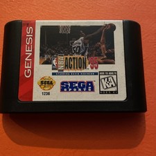 NBA Action '95 Starring David Robinson (Sega Genesis, 1995) Cartridge Only