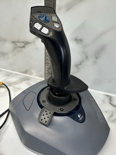 Vintage Logitech Wingman Extreme Digital 3D, 15 Pin Connector, J-ZA10, WORKS - Picture 3 of 5