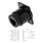 RJ45 Cat6 Socket D-Type Module Shielded Industrial Panel Mount Bulkhead Female