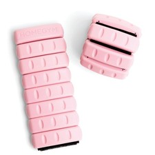 Weights for Women - Pink - Set of 2 1lb , Adjustable Wearable Ankle and Wris...