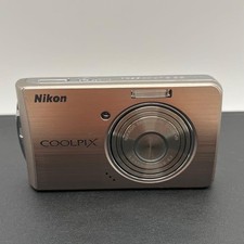 Nikon COOLPIX S520 3x Optical Zoom Champagne Gold Tested Working From Japan