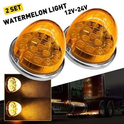 Watermelon LED Lights Indicator Side Marker Signal Clearance Lamp Truck Trailer