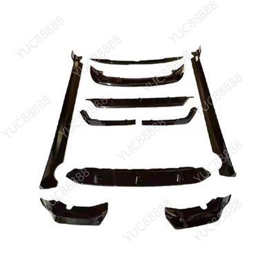 ABS Gloss Black Front Rear Lip Side Skirts Spoiler For BMW X7 G07 M Sport 19-22