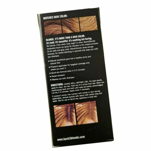 Everpro BACK 2 RUBIO Solución Instantánea Temporal para Raíces Oscuras Rubio Medio 4 OZ Foto 3 de 3