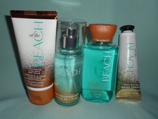 Bath Body Works At The Beach Travel Size Set of 5 Items