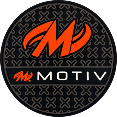 Motiv Bowling Grip Disk Shammy Black/Orange