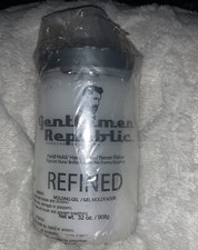 GENTLEMEN REPUBLIC Refined Molding Gel for Mens Hair Grooming HARD HOLD 32oz
