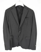MANUEL RITZ  Blazer Men's (EU) 50 Wool Blend Single-Breasted Notch Lapel Collar