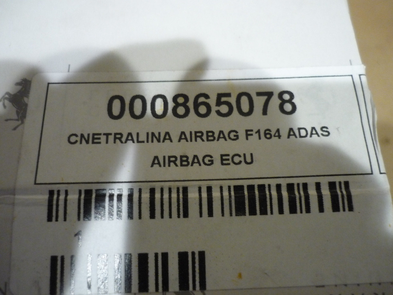 Ferrari Portofino - SRS Control Unit /ECU - P/N 865078