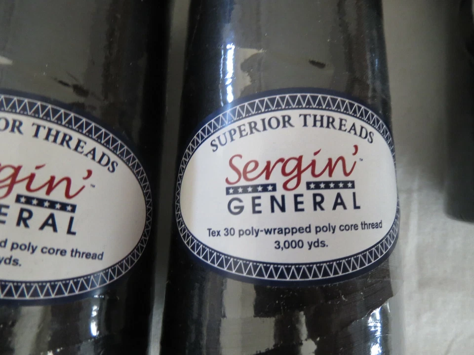 Superior Threads Sergin' General #110 Black 3,000 Yards Pack of 5 - Image 3 of 4